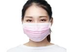 Lightweight Medical Face Mask , Disposable Nose Mask Pink Color Customized Logo