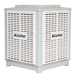 Quality 25000m3/H Wall Mounted Air Cooler 1.5kW 7.5A Outdoor Installed For Large Space Cooling Pad wholesale