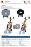 27 Inch 220V 380V 50HZ 60HZ Electric Floor Polishing Machine