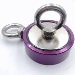 500LB Double Side Neodymium Pot Magnet With Heavy Duty Rope