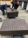 CNC Metal Flange Plate Drilling Machine With Two Drilling Heads