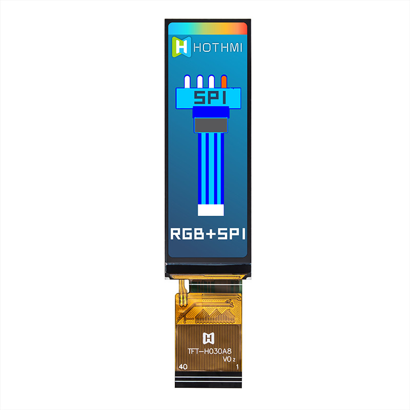 3.0 Inch IPS 268x800 Wide Temperature TFT Display Panel ST7701S For Instrumentation