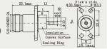 Stainless Steel Housing N Series Female RF Coaxial Connector