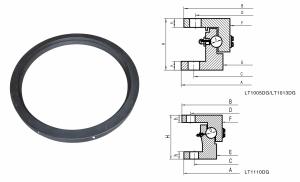 Quality Turn Table 8 Ton 12 Ton Truck Spare Parts For Draw Bar Trailer And Tanker wholesale