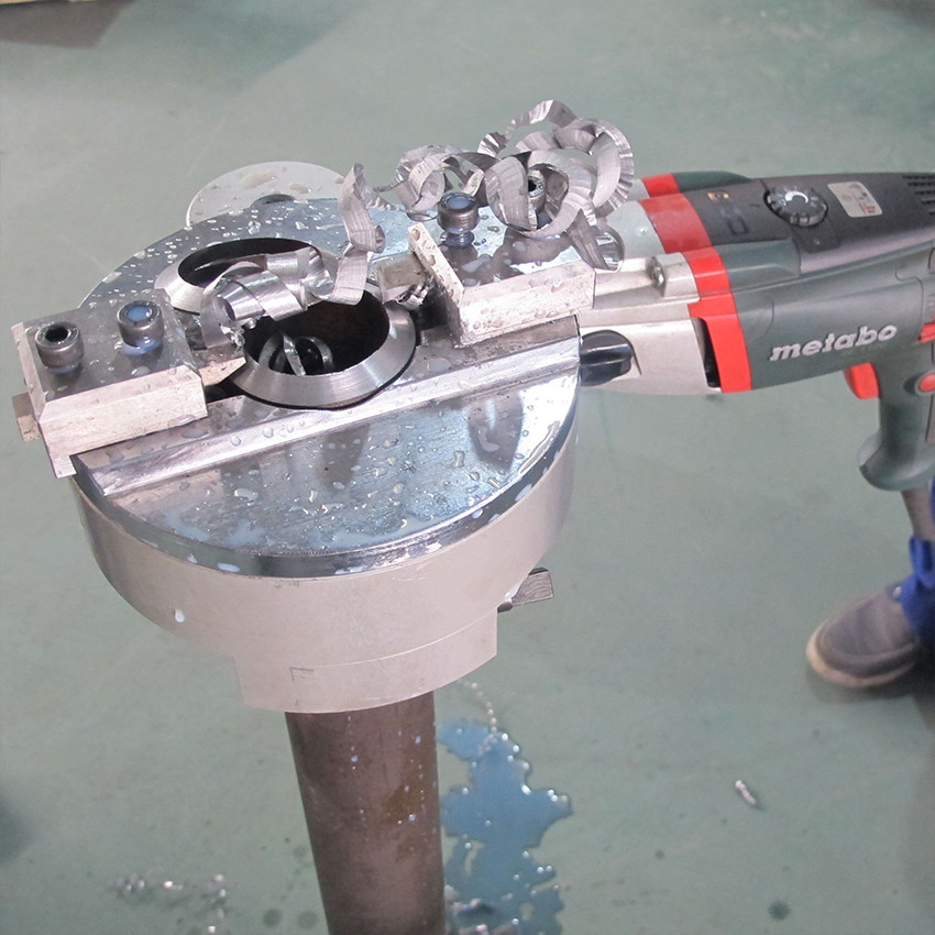 Cam Type Self Centering Pipe Beveling Machine Stainless Steel Pipe Cutting Machine