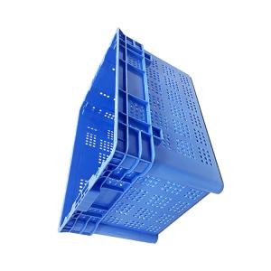 Quality HDPE Turnover Plastic Moving Crate Nestable Logistic 23.6X15.7' wholesale