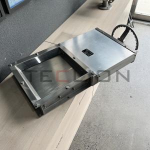 Quality Explosion Proof Square Mouth Knife Pneumatic Slide Gate Valve Stainless Steel Material wholesale