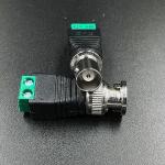 Solderless Screw Terminal BNC Female Male Connector Adapter for CCTV Camera