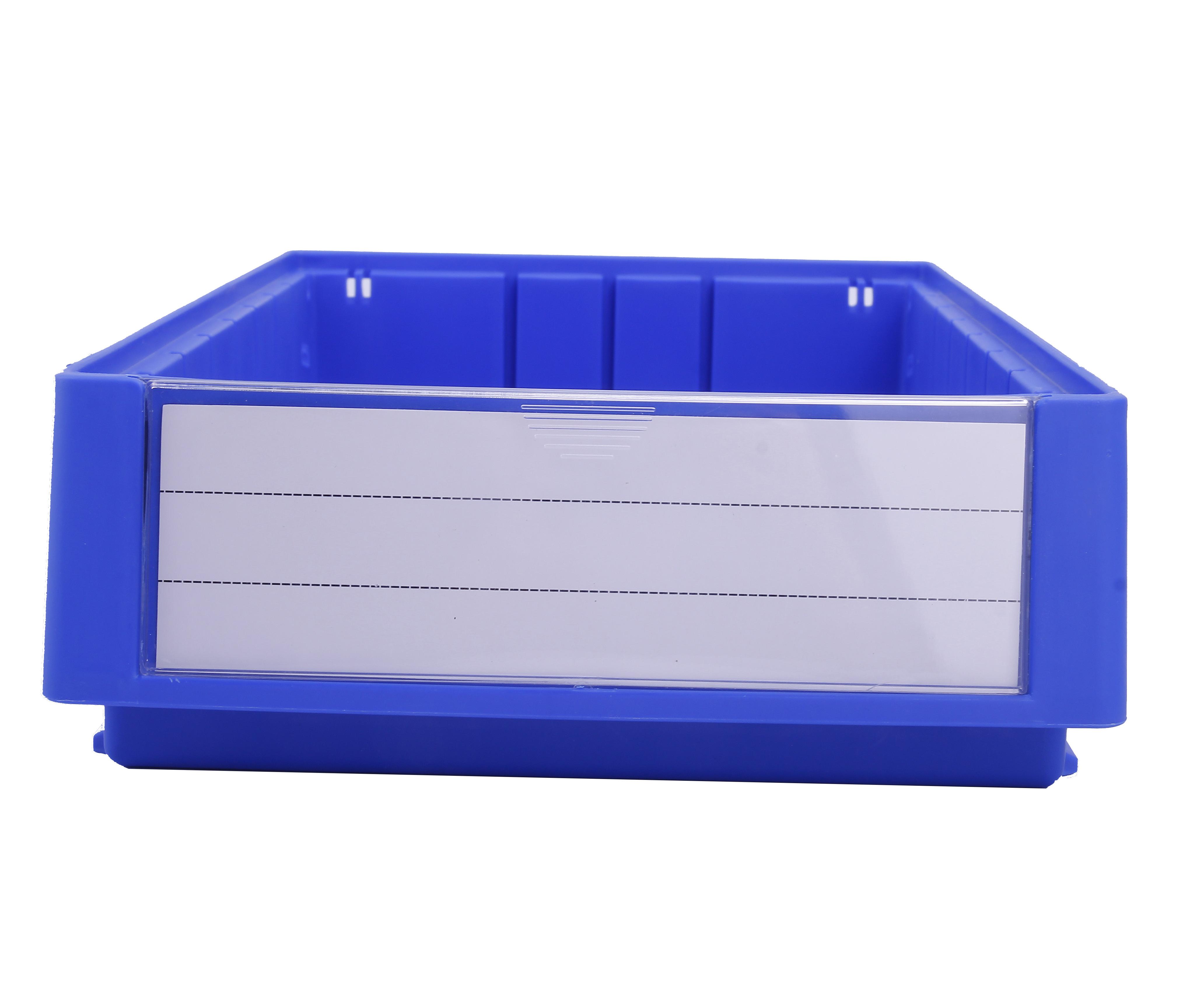 PP Parts Storage Plastic Crate Warehouse Tool Stacking Plastic Bin with Customized Logo