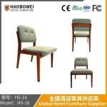 Haobowei Furniture Designer Solid Wood Dining Chair Italian Household Solid Wood