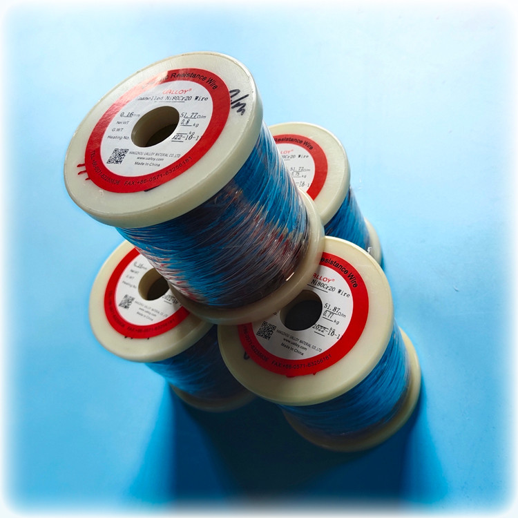 Bright Surface Double Enamelled Wire Ni80Cr20 0.16mm