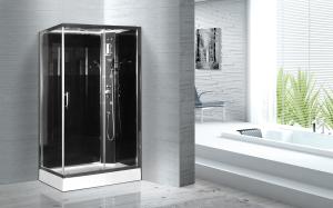 Quality ABS Tray 1200 X 800 X 2250mm Rectangular Shower Enclosures wholesale