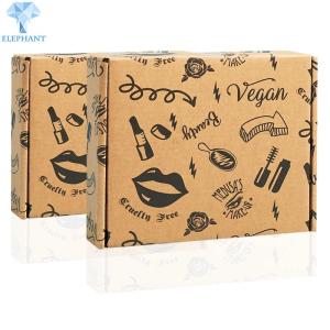 Quality Custom Logo Printed Color Craft Eco Friendly Luxury Corrugated CosmetiC Folding Shipping Boxes wholesale
