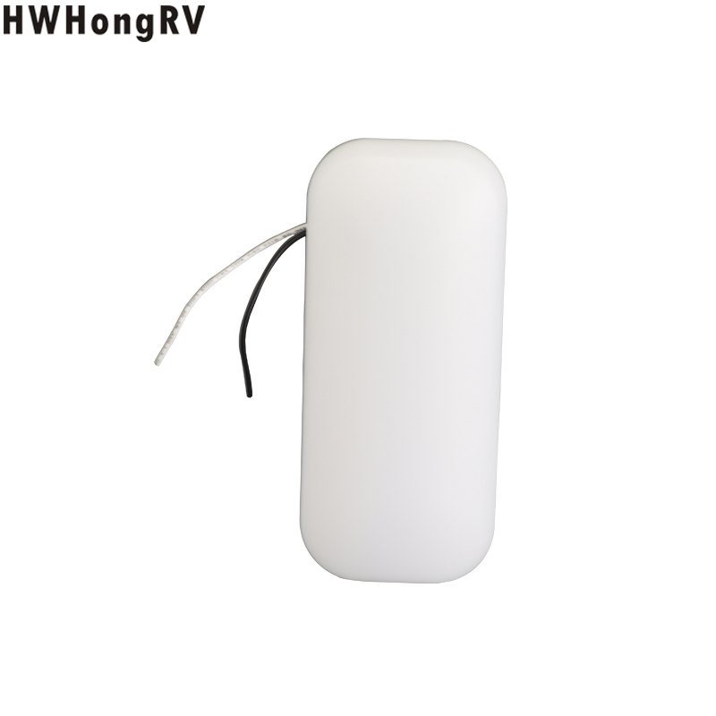 HWHongRV campes 12V rectangle Ultra-Thin Dome LED Light Interior Lamp Caravan Motorhome RV surface mount Light