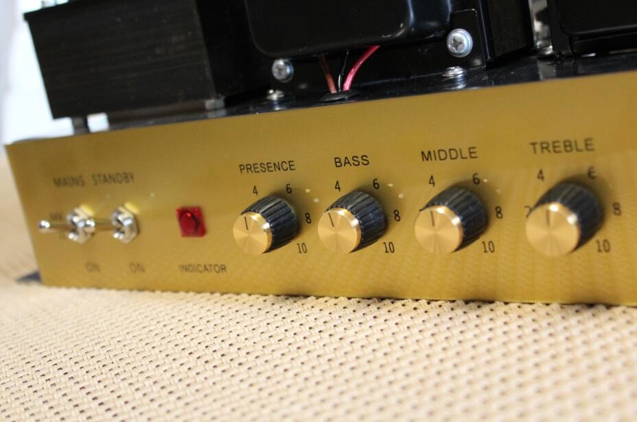 Marshal Style Reissue Plexi59 Handwired Tube Guitar Amplifier 50W with Ruby Tubes Imported Components in Black (Plexi59)