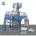 PLC Control Semi Automatic Dry Mix Powder Mortar Mixing Plant Wall Putty Sand