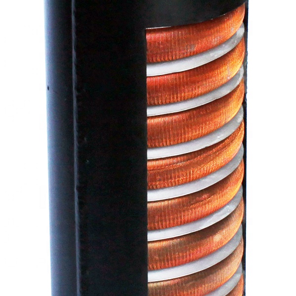 Gimleo Tube In Shell Heat Exchanger R32 HVAC Condenser RAH04-CMF 9.52mm Refrigerant Outlet