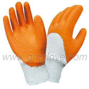 Quality Orange Rubber Coated Work Gloves wholesale