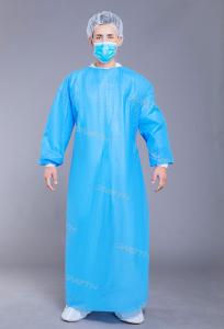 Quality 45g SMMS Ultra Sonic Sealing Disposable Isolation Gown wholesale