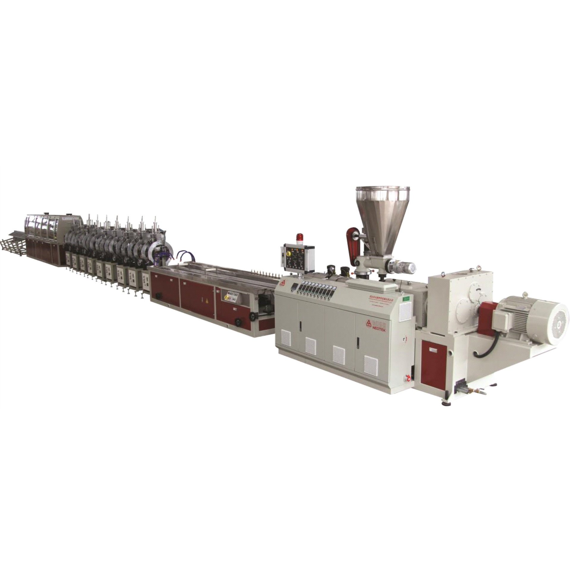 Twin Screw PVC Imitation Marble Sheet Extrusion Line with 38CrMoALA Screw Material