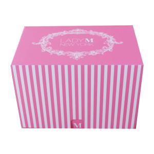 Quality Paperboard Paper Bakery Boxes Non Window Lock Corner Bakery Box Beautiful Appearance wholesale