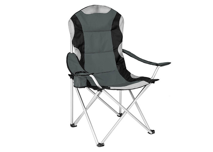 600D Polyester Outdoor Padded Chair , Padded Folding Camping Chairs