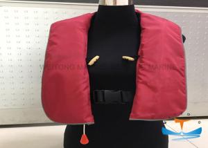 Quality Polyester Marine Safety Vest , Inflatable Life Jackets Small Volume Light Weight wholesale