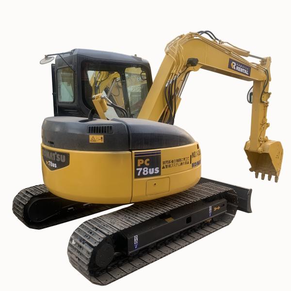 Japan KOMATSU Pc78us 7 Ton Mini Crawler Excavator in Shanghai 0-2000 Working