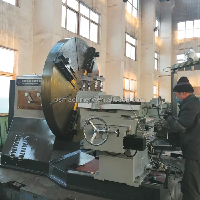 Floor Type Heavy Duty Horizontal Face Lathe Machine CW6180 CW6280 Manual