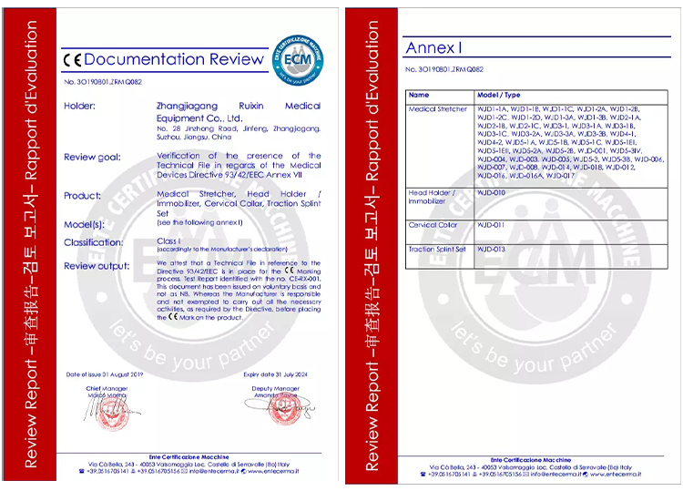 CE Certified Patient Transfer Spine Board Stretcher For Children Transport In First Aid