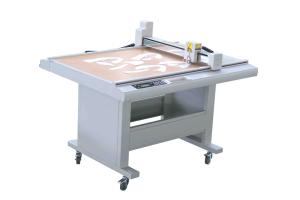 Quality Kraft Paper Cloth Sample Cutting Machine AC 220V With Steel Belt Drive wholesale