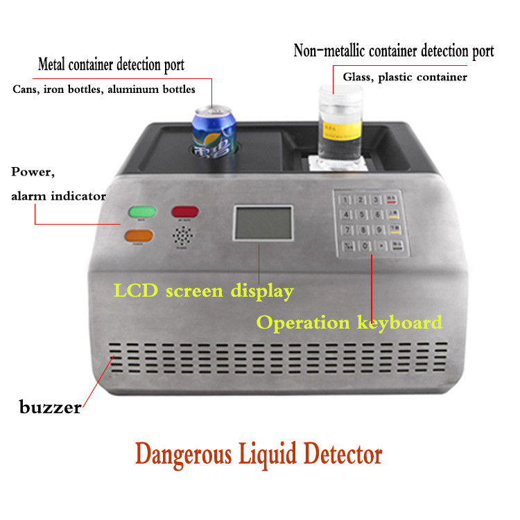 Body Metal Detectors Safety Protection Products Airport Security Scanner With Red Led Light
