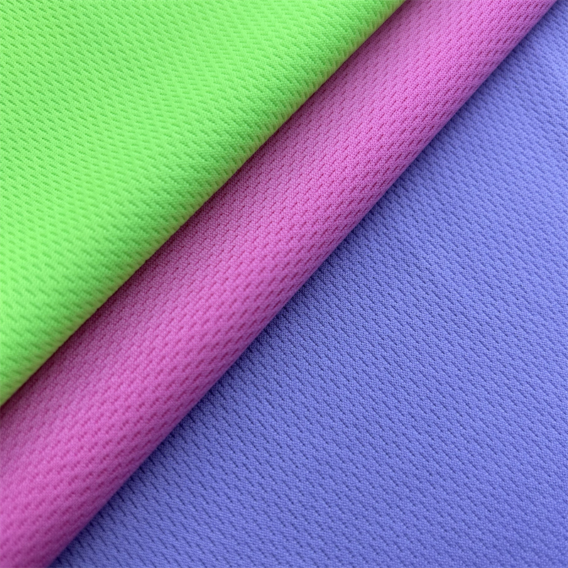 Moisture Absorption Bird Eye Mesh Quick Drying Knitted 140-160gsm For Sportswear