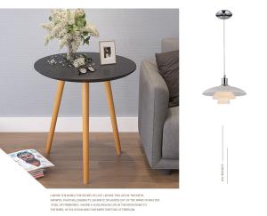 Quality Three Legs Modern Side Tables For Living Room White Desktop &amp; Wooden Leg / White Leg wholesale