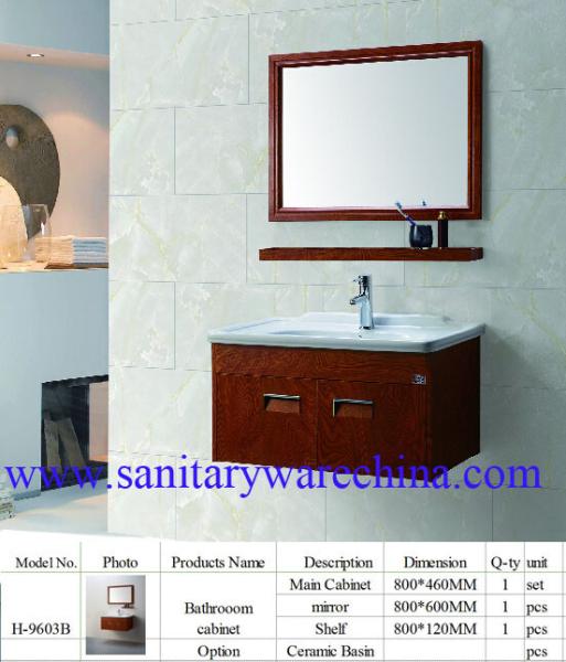 Modern Alunimun bathroom cabinet / aluminum alloy bathroom cabinet/Mirror