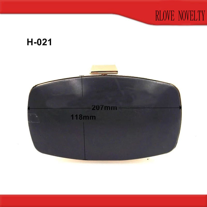 Factory price 207*118 mm light gold purse clutch frame evening clutches Guangzhou