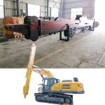 Heavy Duty Telescopic Boom Excavator With Orange Peel Grapple