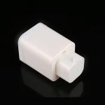 Transparent White Airless Cosmetic Bottles 15ml 30ml 50ml
