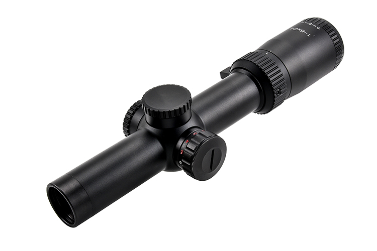 1-6x24 Black Tactical Glass Etched Reticle Optics Scope for Hunting LPVO Sight Versatile