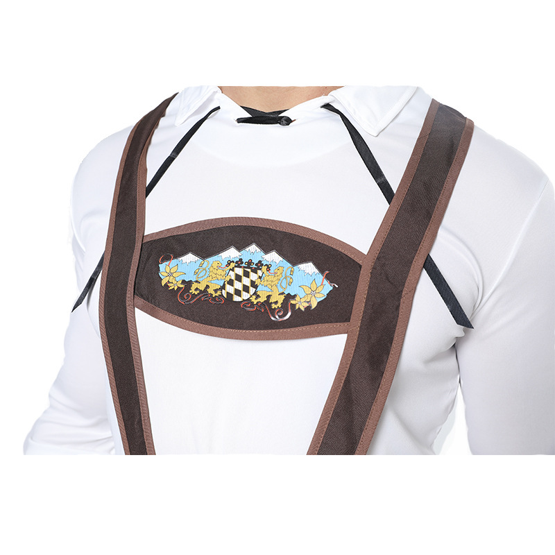 Bavarian German Beer Festival Cosplay Adult Plus Size Halloween Costumes Set with Hat