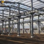 Commercial Prefabricated Metal Sheds Warehouse Steel Frame Building Workshop