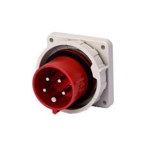 Quality Industrial 4P 32A Panel Mounted Plug High Temperature Resistant wholesale