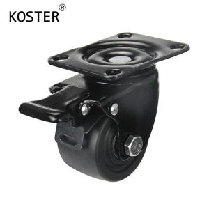 Quality Industry Duty Black 2.5inch 3inch 600kg Castor for Smooth Operation and Long Lifespan wholesale