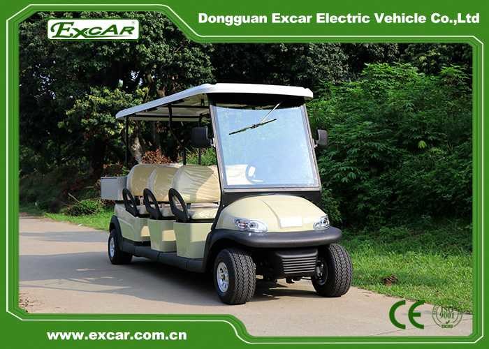 60KM-80KM Range Electric Golf Carts With Aluminum Cargo Box