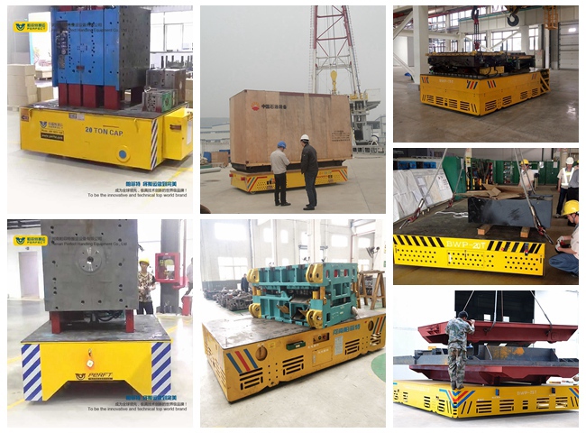 Cargo Freight trackless transfer cart for workshop-industrial large motorized transport carts