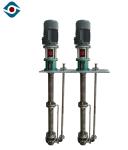 Non Clogging Vertical Submersible Pump , Solid Content Chemical Centrifugal Pump