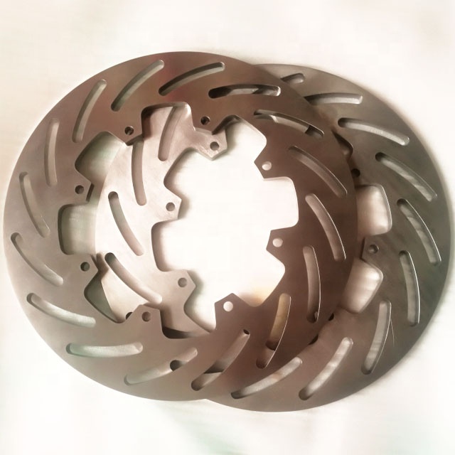 12 x .360 8 x 7" Bolt Circle Universal Sprint Car Titanium Inboard Brake Rotor Universal Fitment with Titanium Finish