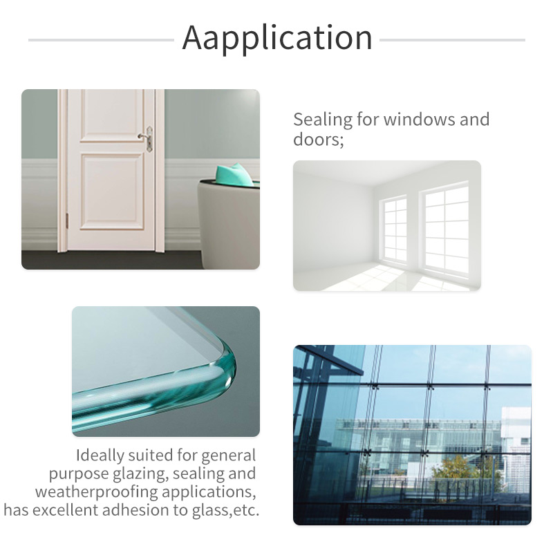 Customized Color Curtain Wall Weather Resistance Silicone Sealant Neutral Adhesive