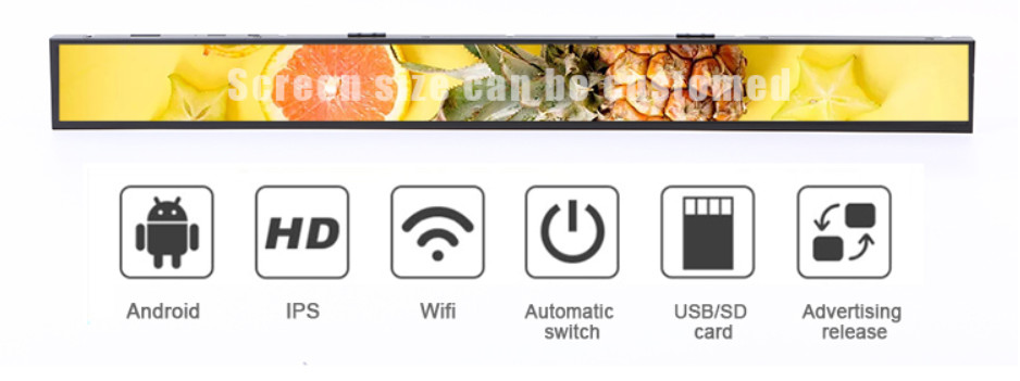 High Resolution LCD Widescreen Monitor Stretched High Level Of Integration
