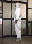 Medical Non Woven Conjoined CE FDA XXL Pressed Disposable Isolation Gown